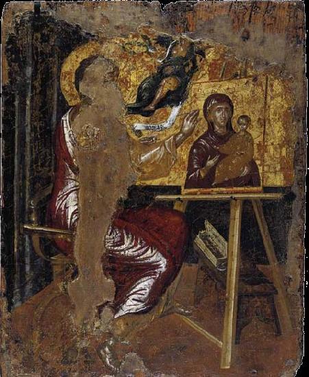 GRECO, El St Luke Painting the Virgin and Child France oil painting art